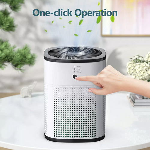 2‑Pack Compact Air Purifiers with H13 HEPA Filtration