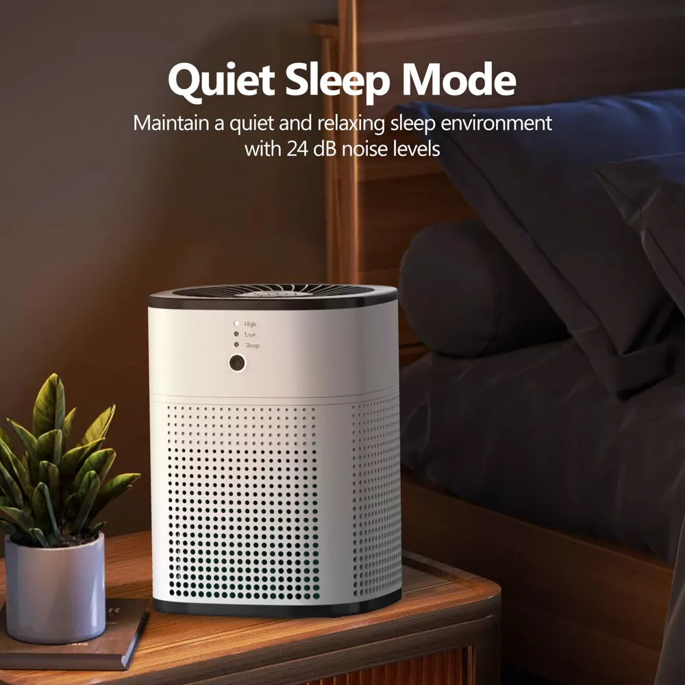 2‑Pack Compact Air Purifiers with H13 HEPA Filtration