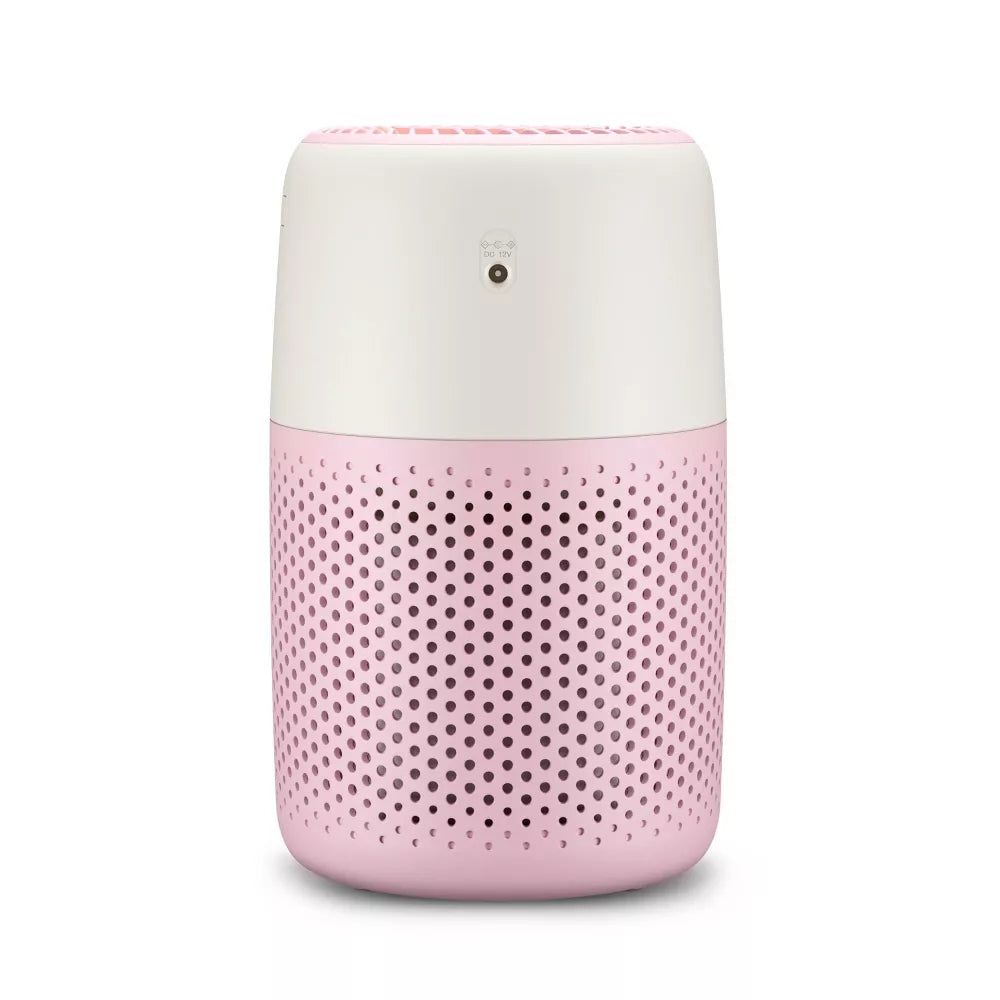 Compact Desktop Air Purifier with Night Light and Aromatherapy